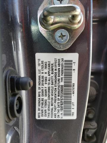 Photo 10 from auction – 2014 HONDA CIVIC LX with VIN 19XFB2F57EE206000
