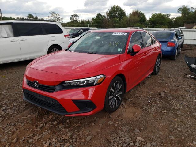 Photo 2 from auction – 2022 HONDA CIVIC EX with VIN 2HGFE1F76NH302452