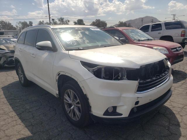 TOYOTA HIGHLANDER 2014 with VIN 5TDJKRFH9ES030389 - Photo from auction