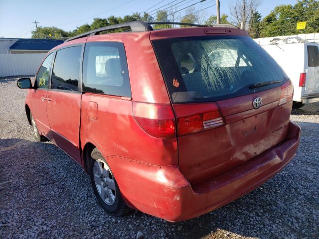 Photo 3 from auction – 2004 TOYOTA SIENNA CE with VIN 5TDZA23C24S208048