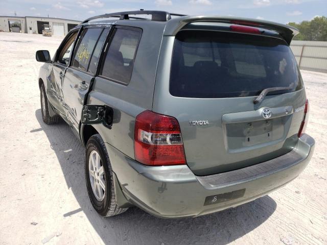 Photo 10 from auction – 2007 TOYOTA HIGHLANDER with VIN JTEGD21A870162194