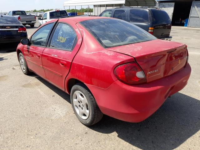 Photo 3 from auction – 2000 DODGE NEON BASE with VIN 1B3ES46C6YD667041
