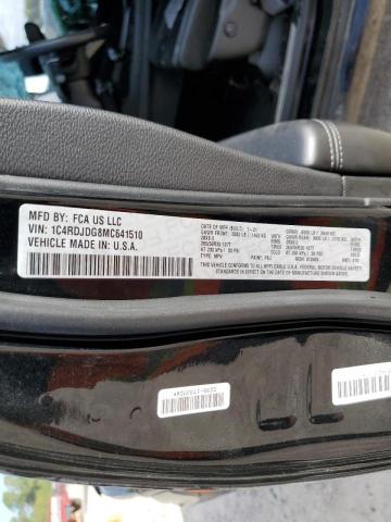 Photo 10 from auction – 2021 DODGE DURANGO GT with VIN 1C4RDJDG8MC641510