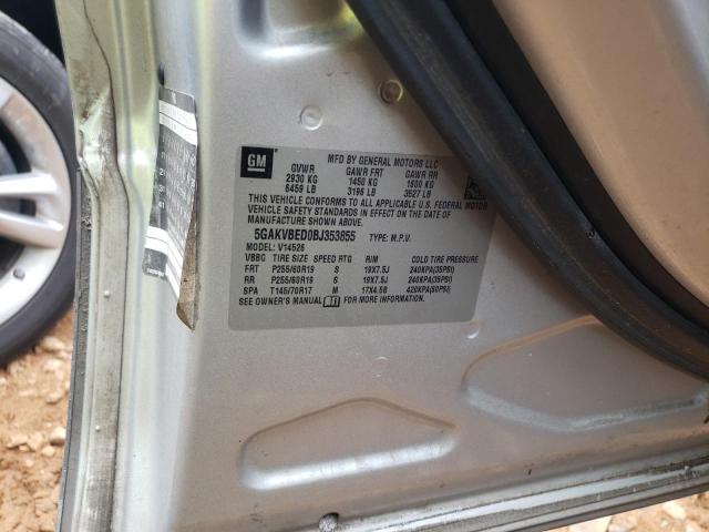 Photo 10 from auction – 2011 BUICK ENCLAVE CX with VIN 5GAKVBED0BJ353855