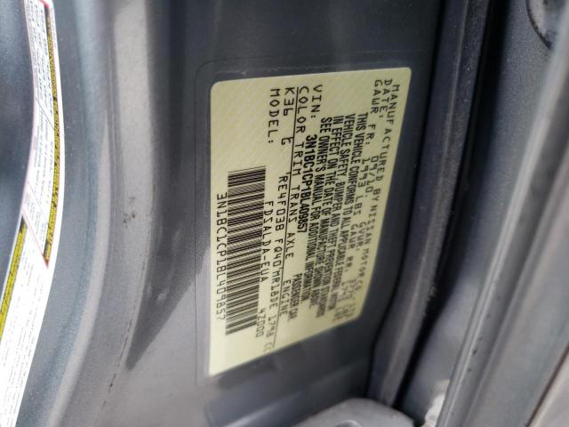 Photo 10 from auction – 2011 NISSAN VERSA S with VIN 3N1BC1CP1BL409857