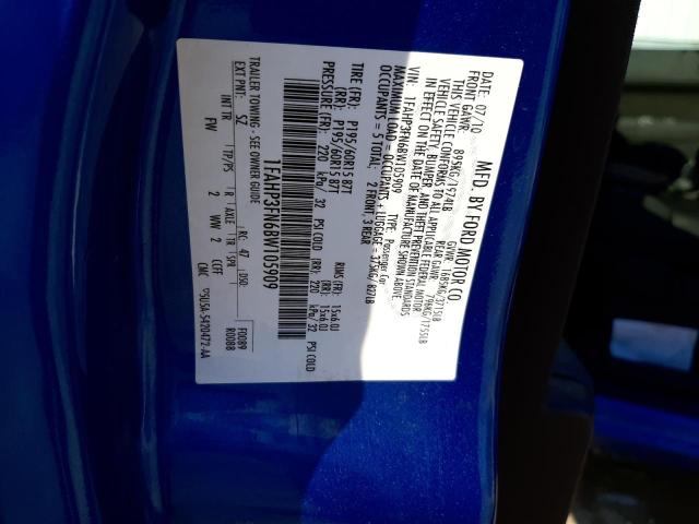 صورة رقم 10 من المزاد - 2011 FORD FOCUS SE مع VIN 1FAHP3FN6BW105909