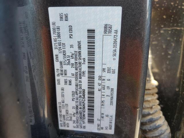 Photo 10 from auction – 2019 FORD F150 SUPER with VIN 1FTEW1E56KFC54990