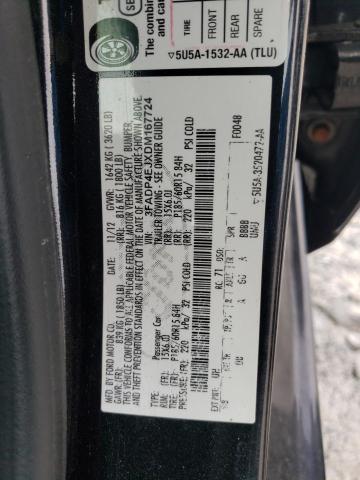 Photo 10 from auction – 2013 FORD FIESTA SE with VIN 3FADP4EJXDM167724