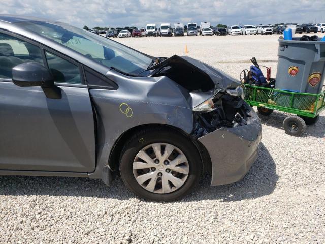 Photo 9 from auction – 2012 HONDA CIVIC LX with VIN 19XFB2F55CE089627