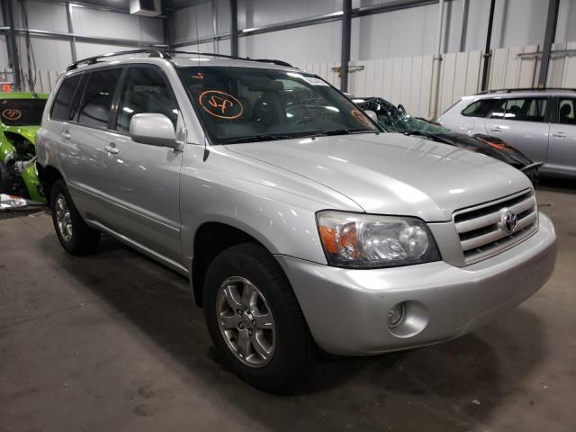 TOYOTA HIGHLANDER 2007 with VIN JTEEP21AX70198208 - Photo from auction