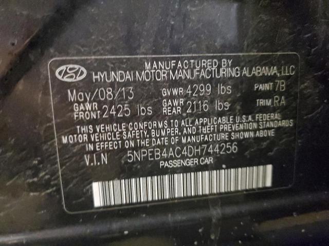 Photo 10 from auction – 2013 HYUNDAI SONATA GLS with VIN 5NPEB4AC4DH744256