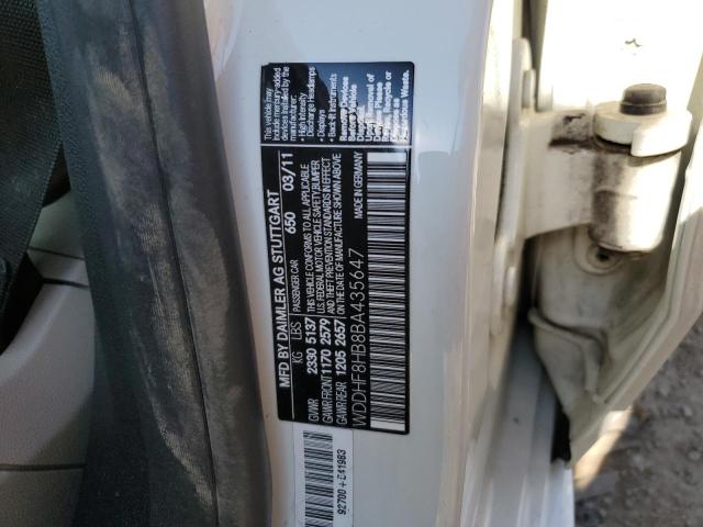 Photo 10 from auction – 2011 MERCEDES-BENZ E 350 4MAT with VIN WDDHF8HB8BA435647