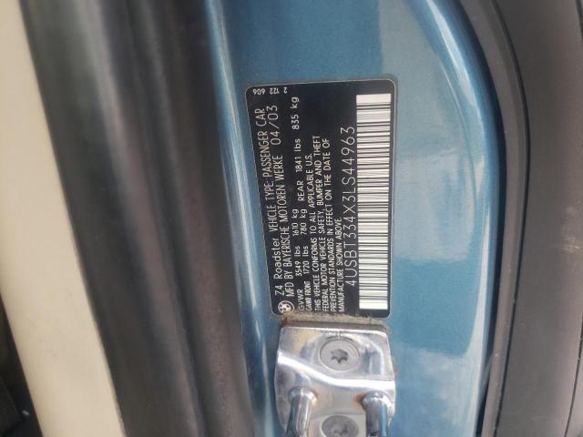 صورة رقم 10 من المزاد - 2003 BMW Z4 2.5 مع VIN 4USBT334X3LS44963