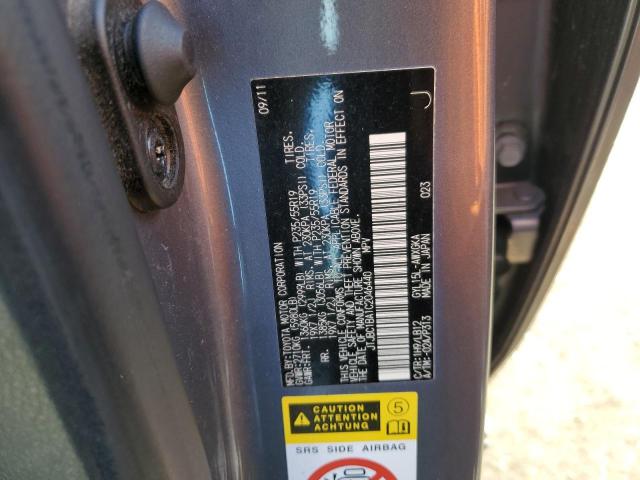Photo 10 from auction – 2012 LEXUS RX 450 with VIN JTJBC1BA1C2046440