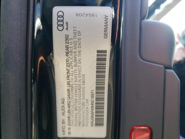 Photo 10 from auction – 2017 AUDI A4 PREMIUM with VIN WAUGNAF4XHN018971