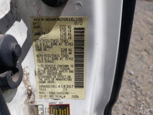 Photo 10 from auction – 2012 NISSAN FRONTIER S with VIN 1N6BD0CT8CC458307
