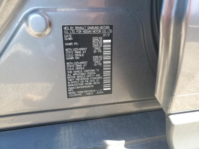 Photo 10 from auction – 2017 NISSAN ROGUE S with VIN KNMAT2MV9HP608678