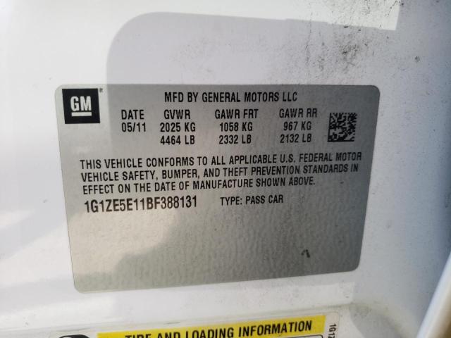 Photo 10 from auction – 2011 CHEVROLET MALIBU LTZ with VIN 1G1ZE5E11BF388131