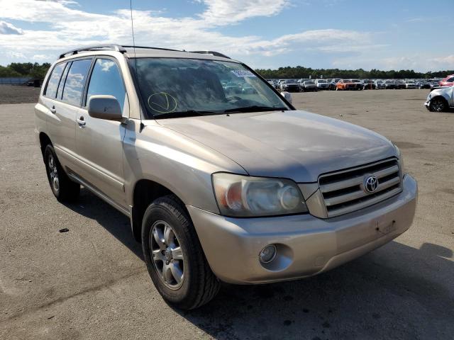 TOYOTA HIGHLANDER 2005 with VIN JTEEP21A150077192 - Photo from auction