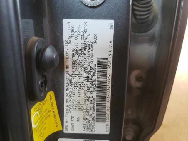 Photo 10 from auction – 2014 TOYOTA TACOMA DOU with VIN 5TFLU4EN1EX089928