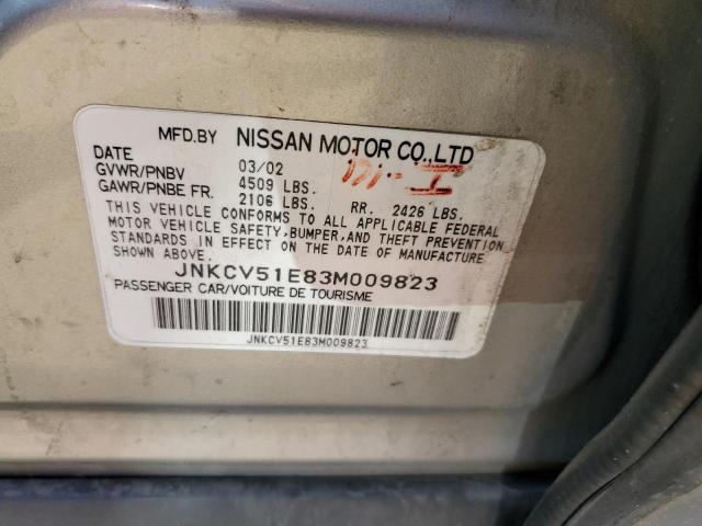 Photo 10 from auction – 2003 INFINITI G35 with VIN JNKCV51E83M009823