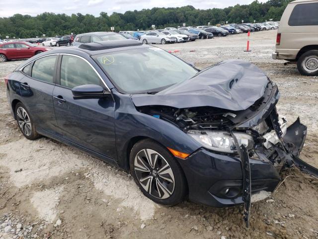 HONDA CIVIC EXL 2018 with VIN JHMFC1F7XJX013633 - Photo from auction