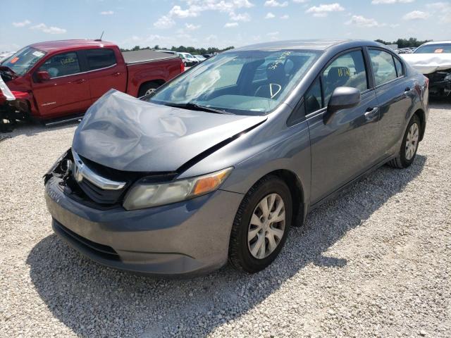 Photo 2 from auction – 2012 HONDA CIVIC LX with VIN 19XFB2F55CE089627