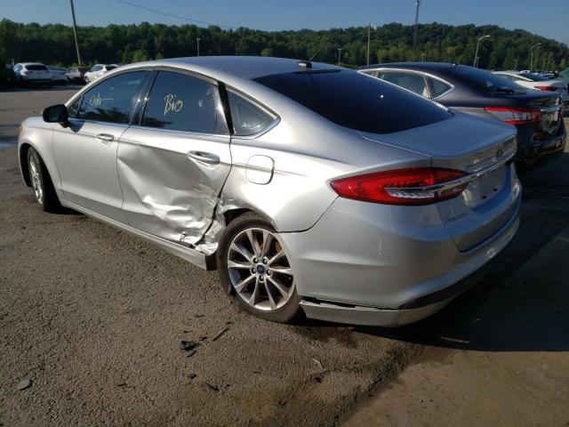 Photo 3 from auction – 2017 FORD FUSION SE with VIN 3FA6P0H70HR207478