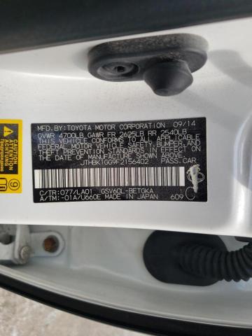 Photo 10 from auction – 2015 LEXUS ES 350 with VIN JTHBK1GG9F2156402