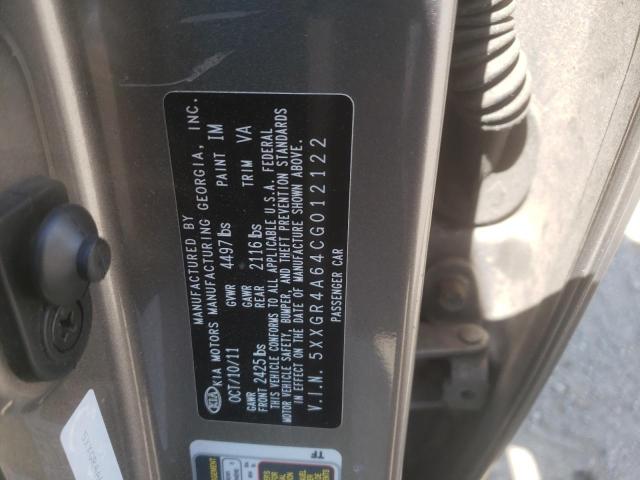 صورة رقم 10 من المزاد - 2012 KIA OPTIMA SX مع VIN 5XXGR4A64CG012122