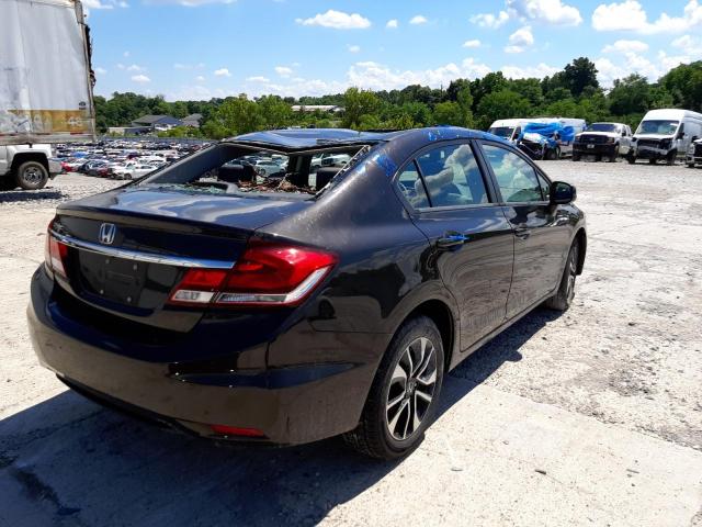 Photo 4 from auction – 2013 HONDA CIVIC EXL with VIN 19XFB2F93DE065489