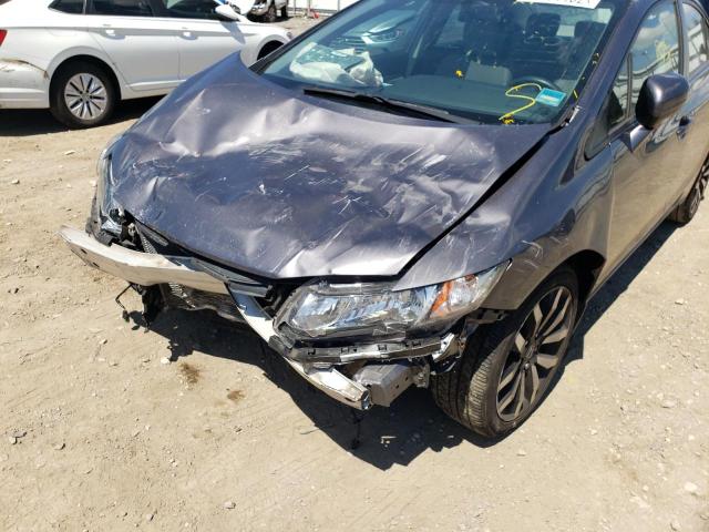 Photo 9 from auction – 2014 HONDA CIVIC EXL with VIN 19XFB2F98EE248808