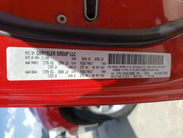 Photo 10 from auction – 2010 DODGE RAM 1500 with VIN 1D7RV1GP6AS109995