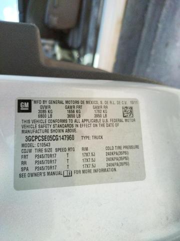 Photo 10 from auction – 2012 CHEVROLET SILVERADO with VIN 3GCPCSE05CG147960