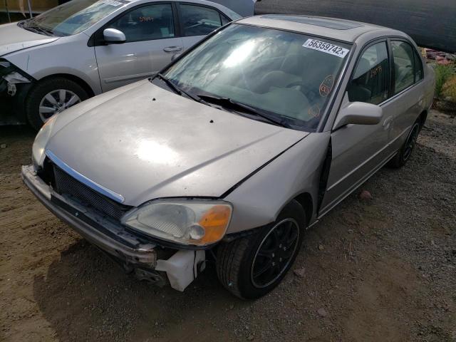 Photo 2 from auction – 2001 HONDA CIVIC EX with VIN 2HGES25721H515954