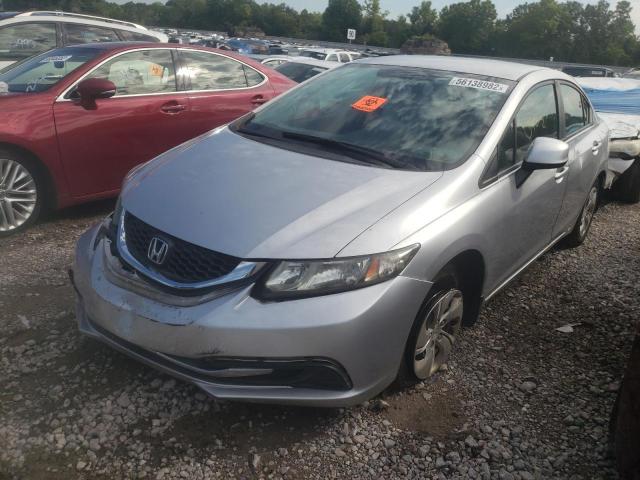 Photo 2 from auction – 2013 HONDA CIVIC LX with VIN 2HGFB2F58DH502258