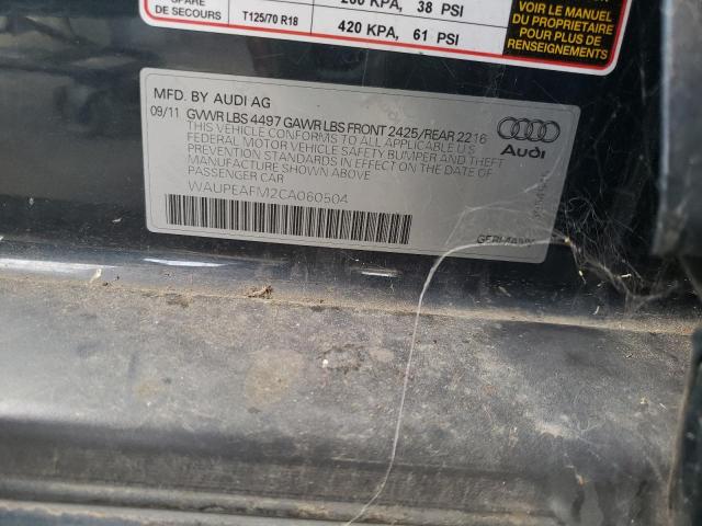 Photo 10 from auction – 2012 AUDI A3 PREMIUM with VIN WAUPEAFM2CA060504
