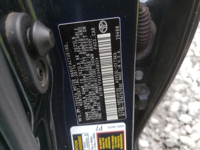 Photo 10 from auction – 2014 TOYOTA CAMRY L with VIN 4T1BF1FK4EU468024