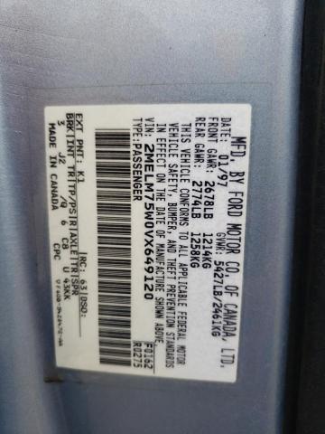 Photo 10 from auction – 1997 MERCURY GRAND MARQ with VIN 2MELM75W0VX649120