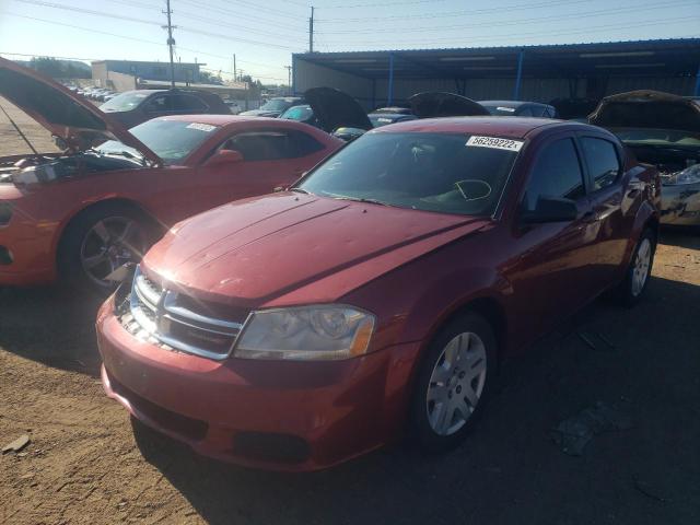 Photo 2 from auction – 2014 DODGE AVENGER SE with VIN 1C3CDZAB7EN220742