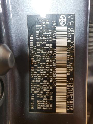 Photo 10 from auction – 2017 TOYOTA COROLLA L with VIN 5YFBURHE7HP727929