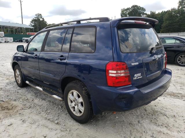 Photo 3 from auction – 2001 TOYOTA HIGHLANDER with VIN JTEHF21A110037849