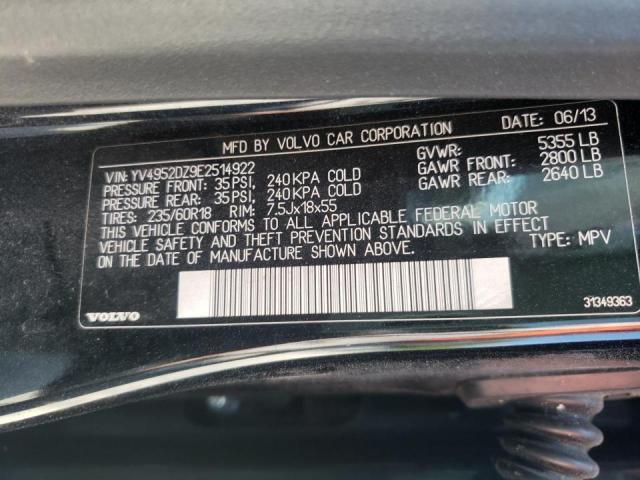 Photo 10 from auction – 2014 VOLVO XC60 3.2 with VIN YV4952DZ9E2514922