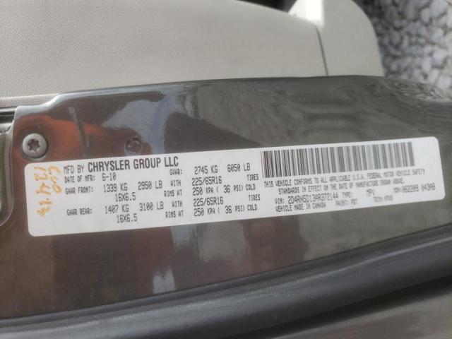 Photo 10 from auction – 2010 DODGE GRAND CARA with VIN 2D4RN5D13AR372144
