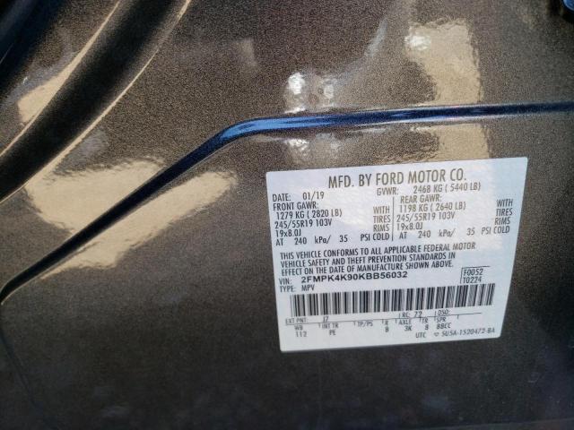 Photo 10 from auction – 2019 FORD EDGE TITAN with VIN 2FMPK4K90KBB56032