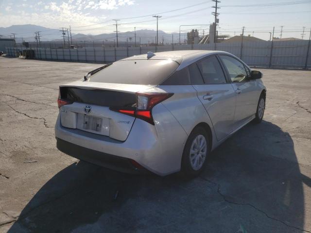 Photo 4 from auction – 2019 TOYOTA PRIUS with VIN JTDKARFU7K3087921