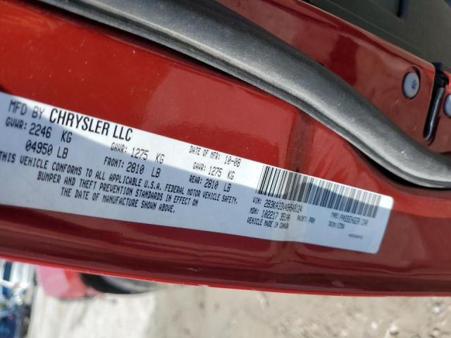 Photo 10 from auction – 2009 DODGE CHARGER SX with VIN 2B3KA33V49H548124