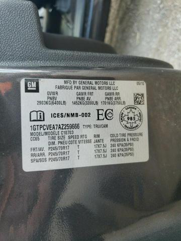 Photo 10 from auction – 2010 GMC SIERRA C15 with VIN 1GTPCVEA7AZ259666