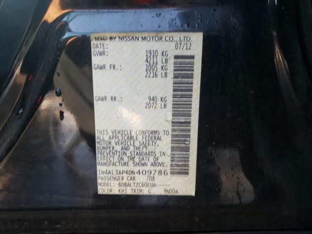 Photo 10 from auction – 2013 NISSAN ALTIMA 2.5 with VIN 1N4AL3AP4DN409786