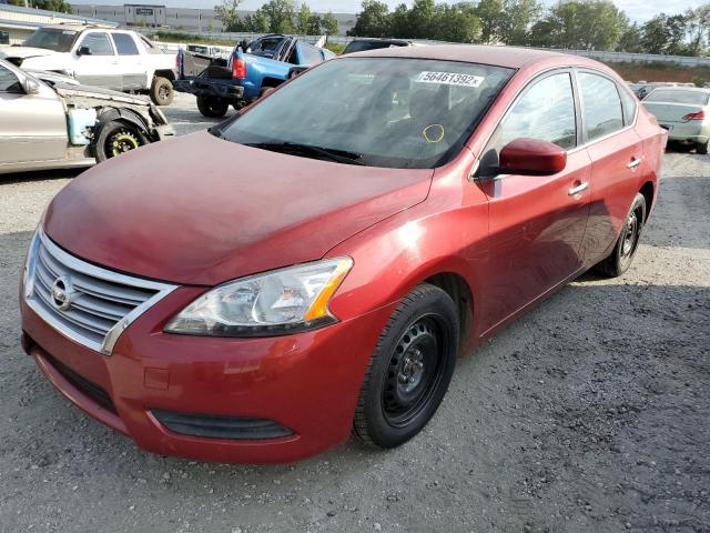 Photo 2 from auction – 2014 NISSAN SENTRA with VIN 3N1AB7AP9EY251831